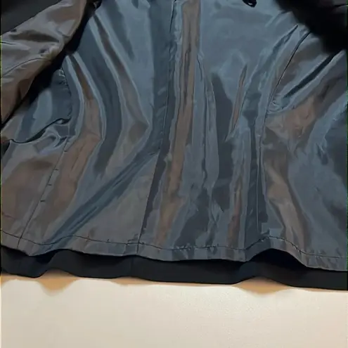 Vintage blazer Ann Travis black embroidered size 10 loop knot fall blazer jacket