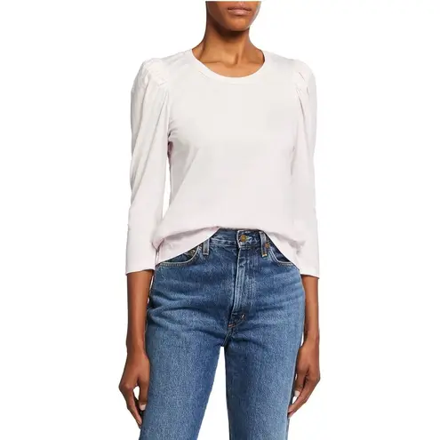 ALC Frank A.L.C. Karlie Puff-Sleeve Tee in White