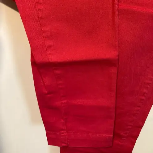 Twin Set women's size 27 raspberry red heart bottom jegging like jeans 29x31