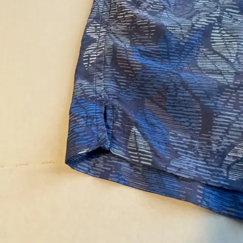 Columbia  Blue Floral Print Drawstring Waist Pockets Womens Medium‎