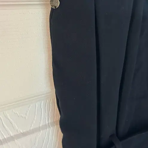 Scotch & Soda Navy Blue High Rise Peached Cotton Paper Bag Pants Size XS 140.00 - Image 12