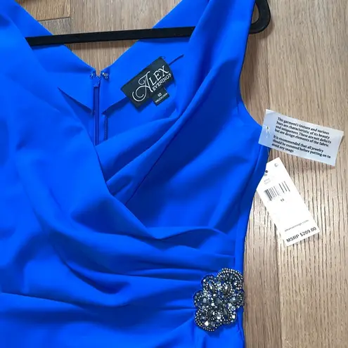 Alex Evenings Scuba Tank Dress Size 10 NWT Royal Blue Cocktail Formal 134005