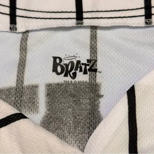 Bratz doll Jersey Top Baseball shirt L White Size L