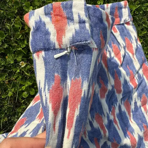 Patriotic Ikat Geometric Mata Traders Serena Short Blue