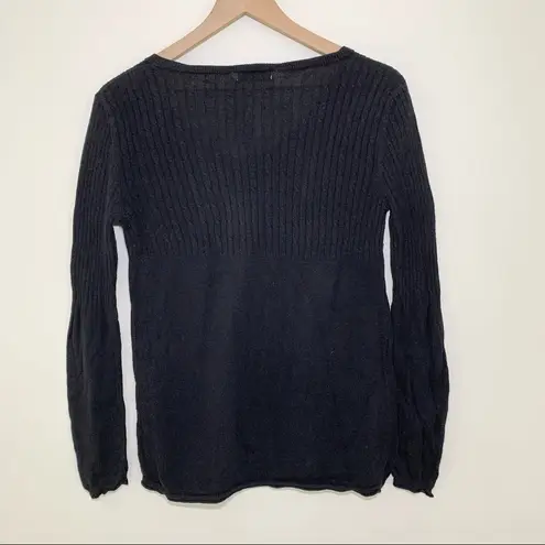 Liz Lange Black Maternity Sweater, M