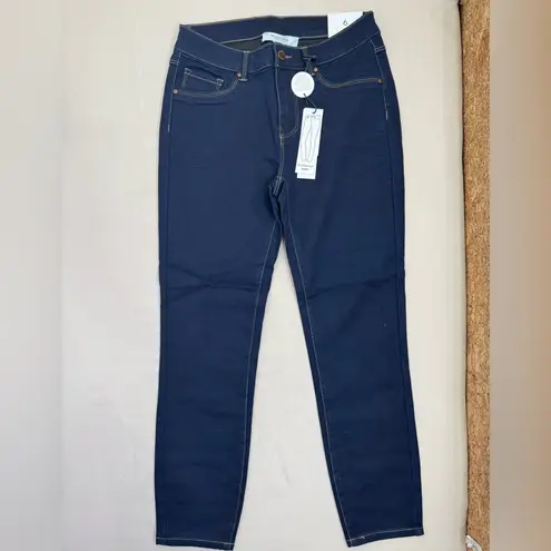 Workshop Republic Clothing WORKSHOP Republic Womens Size 6 Darkwash Skinny Jeans Ankle Stretch Modern