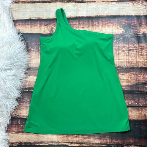 All In Motion  Green Activewear Dress Athletic One Shoulder