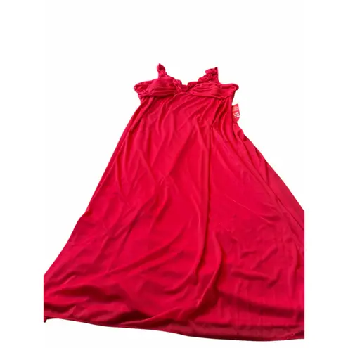 Olivia Matthews NWT Red Gown with Floral Embellishment - 2X