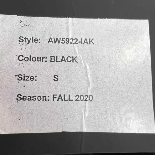 ATM Women’s Coat Black Oversize 2 Button Mid Length Classic Minimalist Small New