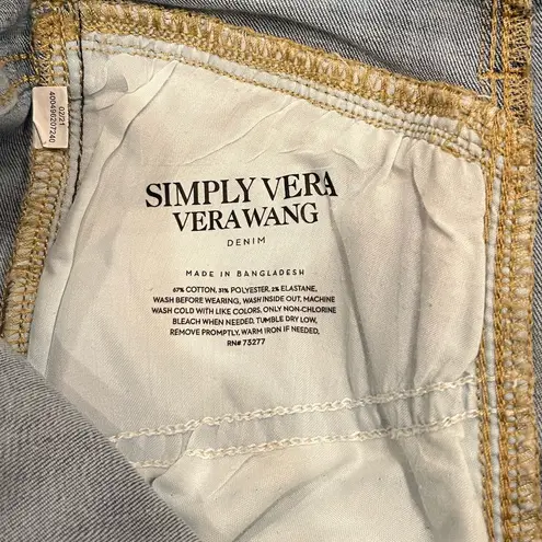 Simply Vera Vera Wang Seamed High-Waisted Skinny Ankle Jeans