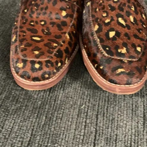 Madewell  Pony Hair Cheetah Print Loafers Size 8.5