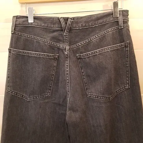 Veronica Beard {30} Blake Class Straight High Rise Washed Black Jeans