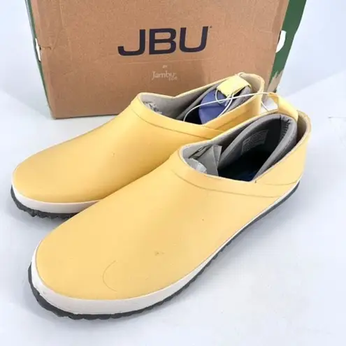 Jambu NWT JBU by Women's Bumblebee Garden Ready Rain Shoes Yellow Gray Size 11