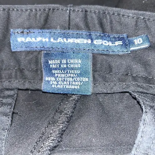 Ralph Lauren 1435- size 10 black golf cropped pants