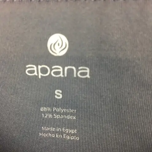 Apana Gray Pocket High Waist Compression Leggings S