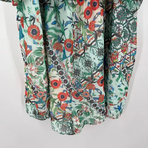 City Chic Romper Size 18 NWT Cold Shoulder Tropical Resort Summer Plus Curvy