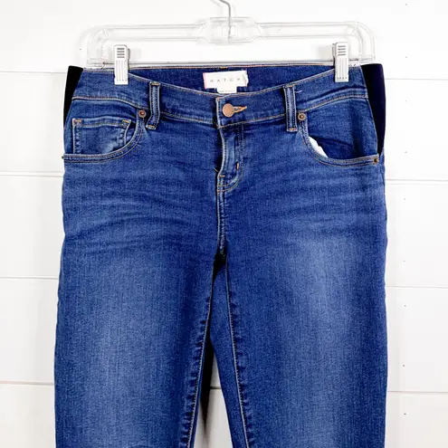 Hatch Maternity Under the Bump Slim Skinny Jeans Size 26 MSRP $198 Blue