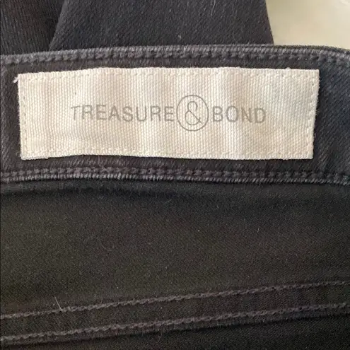 Treasure & Bond Skinny Black Jeans Sleek Fit