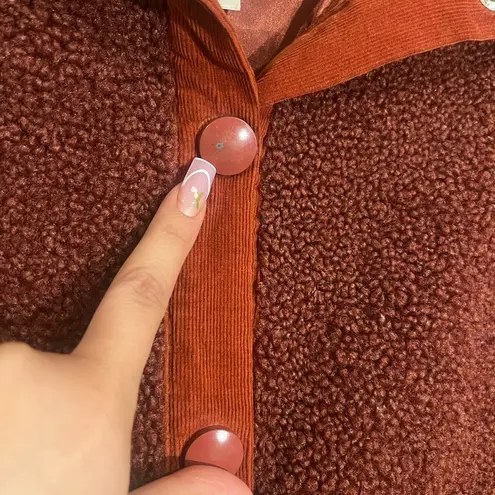 House Of Sunny Teddy Pullover Jacket size S