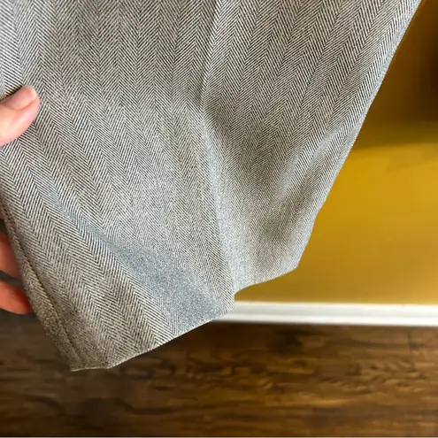 Giorgio Sant' Angelo 2 piece ladies herringbone grey professional pant suit 6 P Gray Size 6P