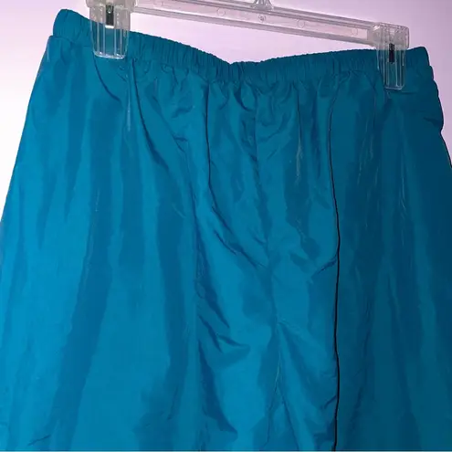 Swim365 Pants Size 18/20 Teal Blue Nylon Dry Fit Pull On Capri