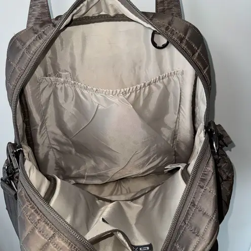 LARGE Lug Puddle Jumper LE Tote Bag Handbag Travel Crossbody Carryon Steel Grey Gray