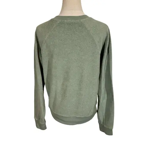 Faherty Surfside Beach Organic Cotton Blend Reverse Fleece Sweatshirt Sea Spray - Image 7