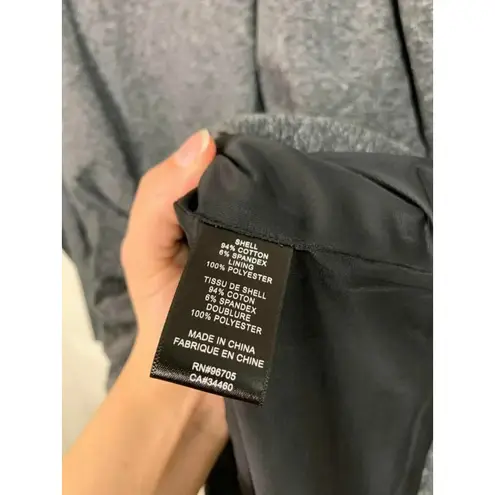 Rebecca Taylor La Vie Mini French Terry Dress Grey Size Small $295