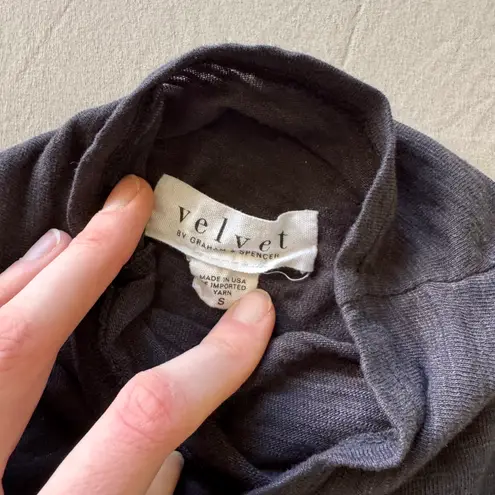 Velvet By Graham And Spencer Pietro Gauzy Whisper Turtleneck Dress