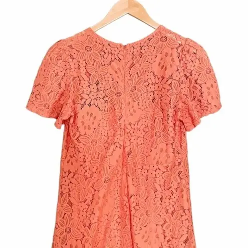 NWT Y2K Talco Terracotta Italian Made Lace Midi Dress & Slip Women’s Size Medium Orange