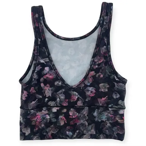 Lululemon  Power Pivot Reversible Purple Floral Tank Top Size 6