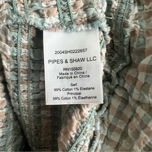 Veronica Beard CiCi Smocked Seersucker Mini Dress Gingham in Excellent Condition