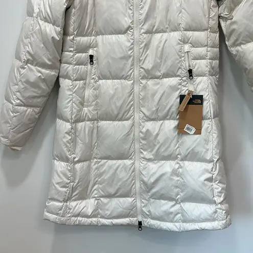 The North Face  Womens Acropolis Parka Small White Down Puffer Gardenia Outdoor Hood