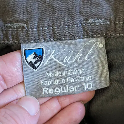 Kuhl Kendra Hiking Pants Khaki Green Gray Womens 10 Camping Outerwear Gorpcore