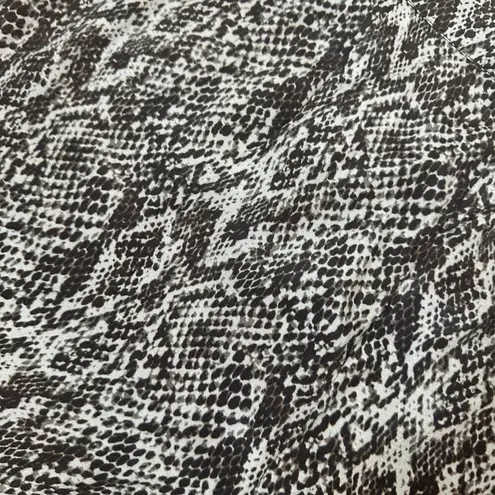 BLANK London Snakeskin Animal Print Flowy Shorts Size Medium Gray