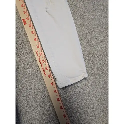 MOUSSY VINTAGE Womans Diana Skinny Jeans 25 White Japanese Denim Ankle 025EAC12