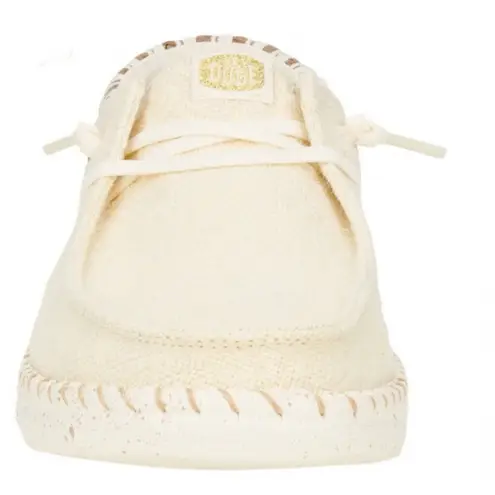 Hey Dude Womens Wendy Funk Coastal Woven Egret Ivory Women’s W11 New