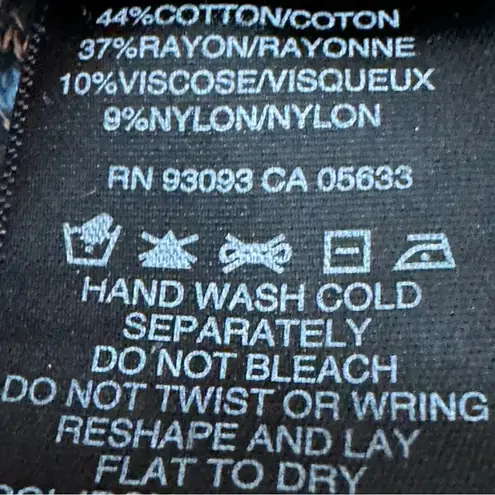 Nic+Zoe Waterfall Cardigan Eyelet Multi Natural Hues Long Sweater Womens Sz S