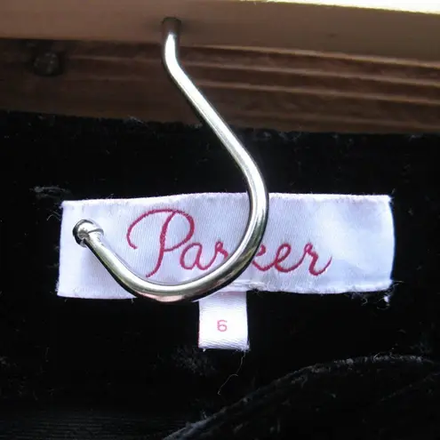 Parker Revolve  Devlin Silk Blend Velvet Cropped Pants