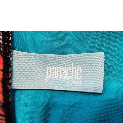 Panache Annalise Floral Multicolor Gathered Swim Bikini Bottoms Size Medium