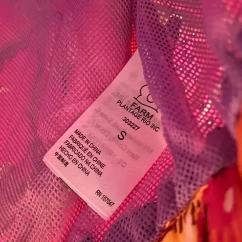 Farm Rio Mixed Scarves Windbreaker Jacket Multicolor Patchwork Maximalist SMALL