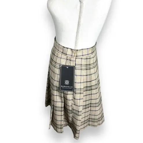 Bagatelle  Collection Pleated Tartan Schoolgirl Skirt NWT