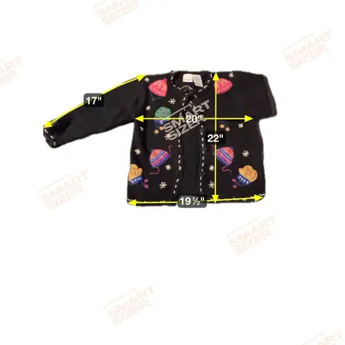 Vintage Havana Diversity Angora Sequin Sweater, Beaded Floral Knit Women's Petite Small Sweater