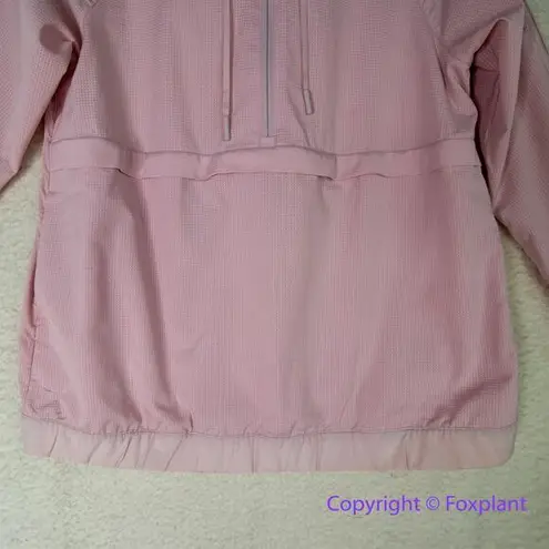 LuluLemon Pack light pull over Dusty Rose Pink 1/2 Zip Pullover top, size 8