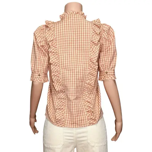 Sézane Guillemette Blouse, Pink Tiles, FR38/US6