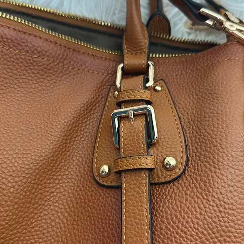 Kattee Genuine Leather Tote Bag Large Brown Designer Minimalist Chic Versatile Tan