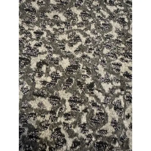 Pendleton Zip Up Cardigan XL Black Gray Animal Print Sweater Jacket