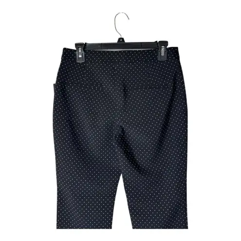 ZARA ‎ Pants Women Small Black White Polka Dot Skinny Ankle Trousers NWT Preppy