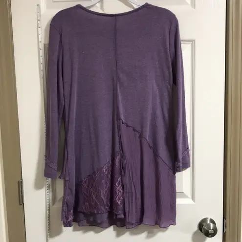 Oh You Pretty Angel! Adorable purple sweater/tunic style top by Pretty Angel Size M