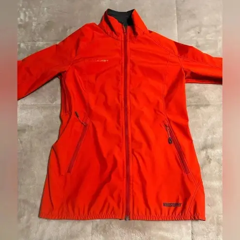 Mammut Jacket Women’s Size XS Red Orange Athletic Windbreaker